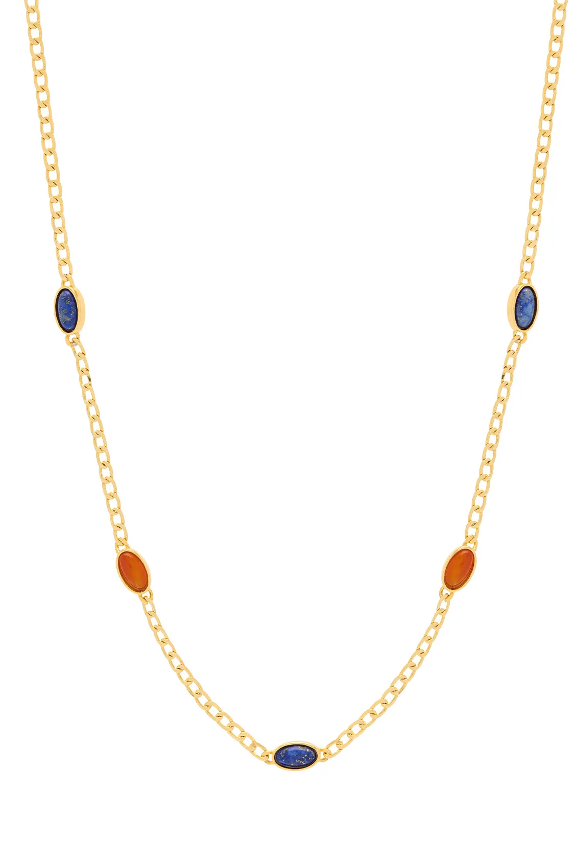 Gemstone Chain Necklace sold by Estella Bartlett product image thumbnail 3