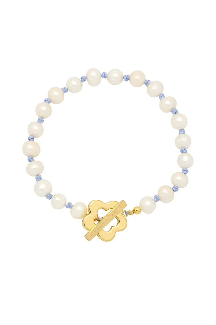 Pearl Flower T-Bar Bracelet sold by Estella Bartlett product image thumbnail 3
