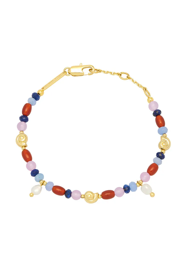 Pearl Gemstone Shell Bracelet sold by Estella Bartlett product image thumbnail 3