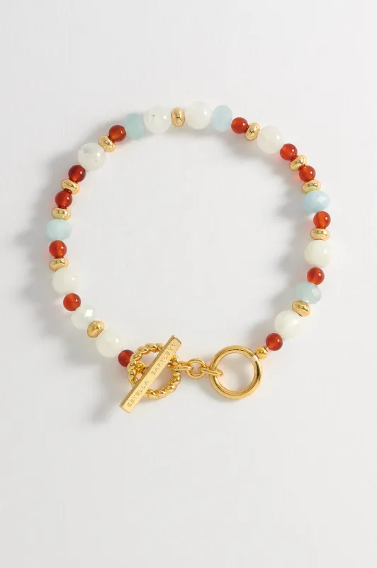 Gemstone T-Bar Bracelet sold by Estella Bartlett