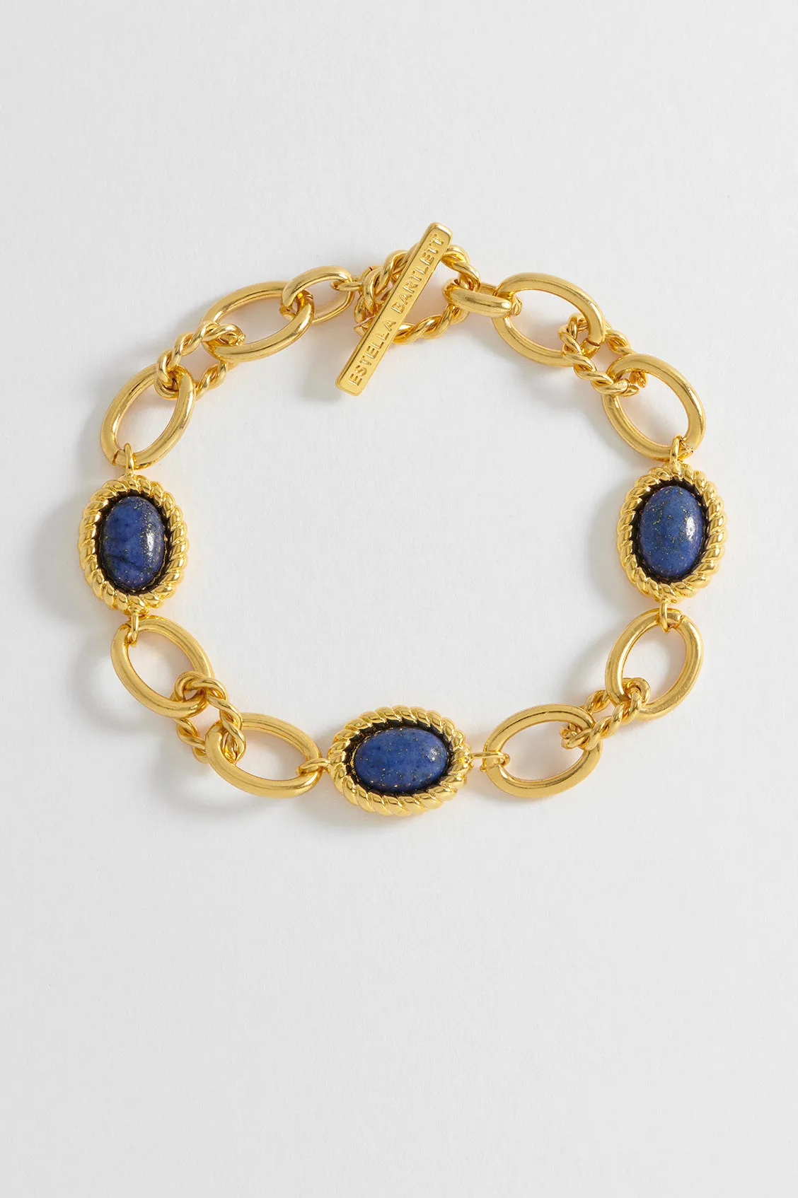 Chunky Gemstone Chain Bracelet sold by Estella Bartlett