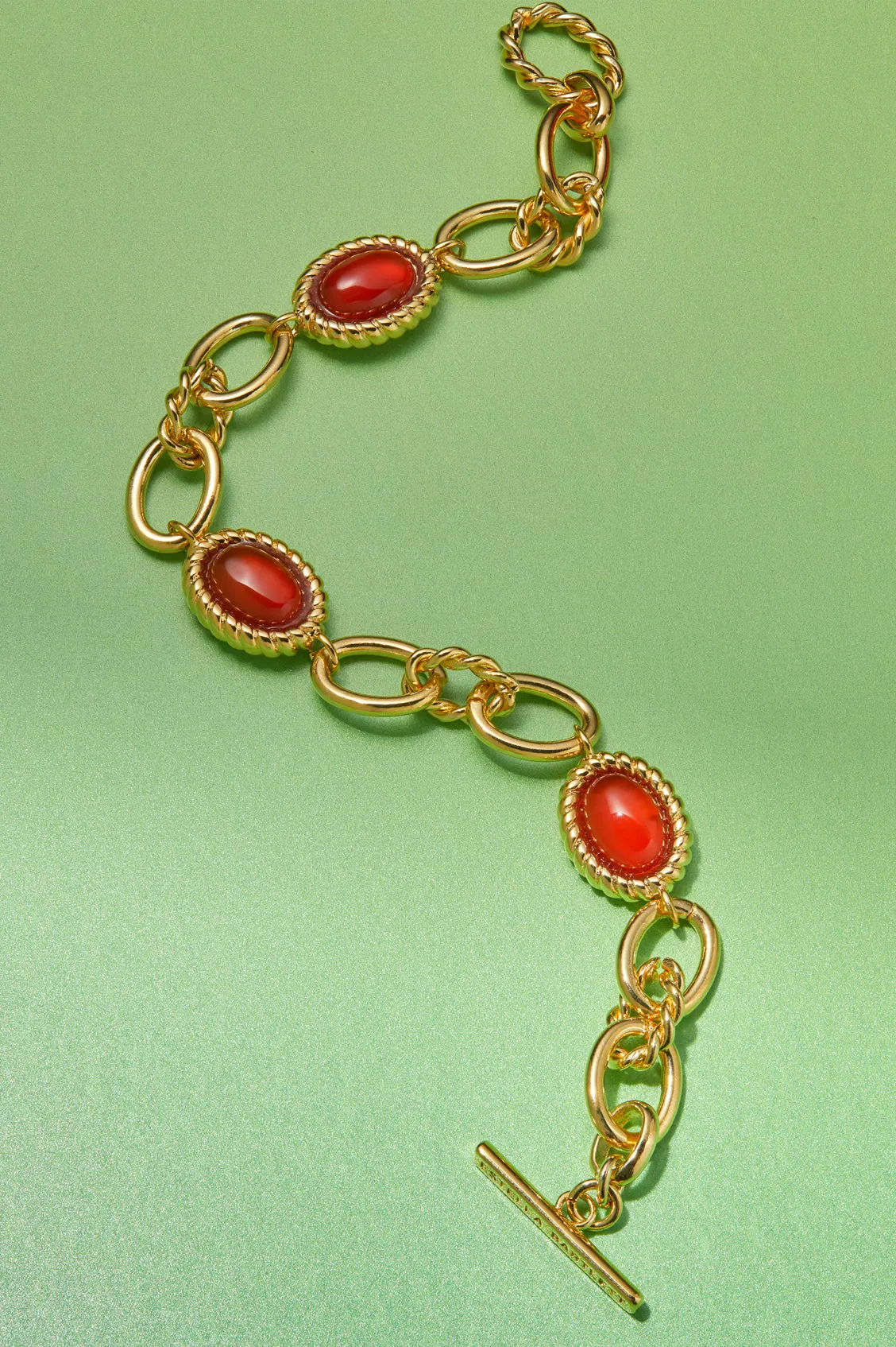 Chunky Gemstone Chain Bracelet sold by Estella Bartlett product image thumbnail 5