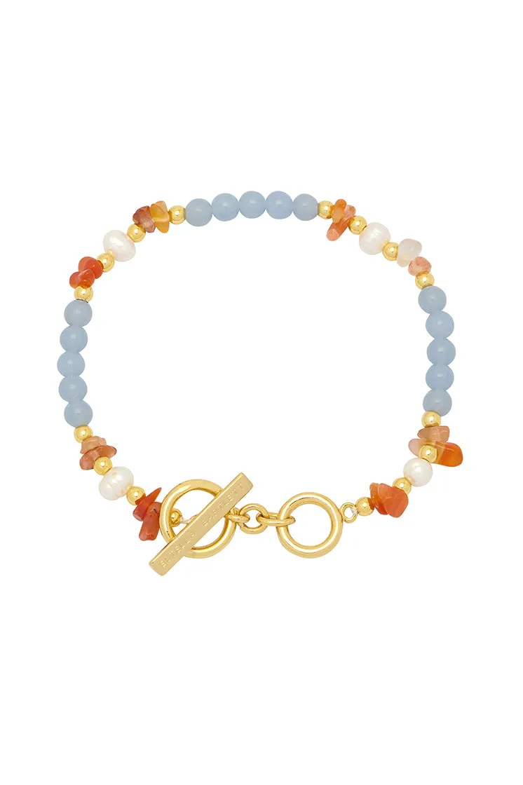 Gemstone Pearl T-Bar Bracelet sold by Estella Bartlett product image thumbnail 3