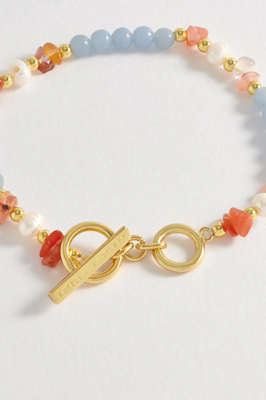 Gemstone Pearl T-Bar Bracelet sold by Estella Bartlett product image thumbnail 4