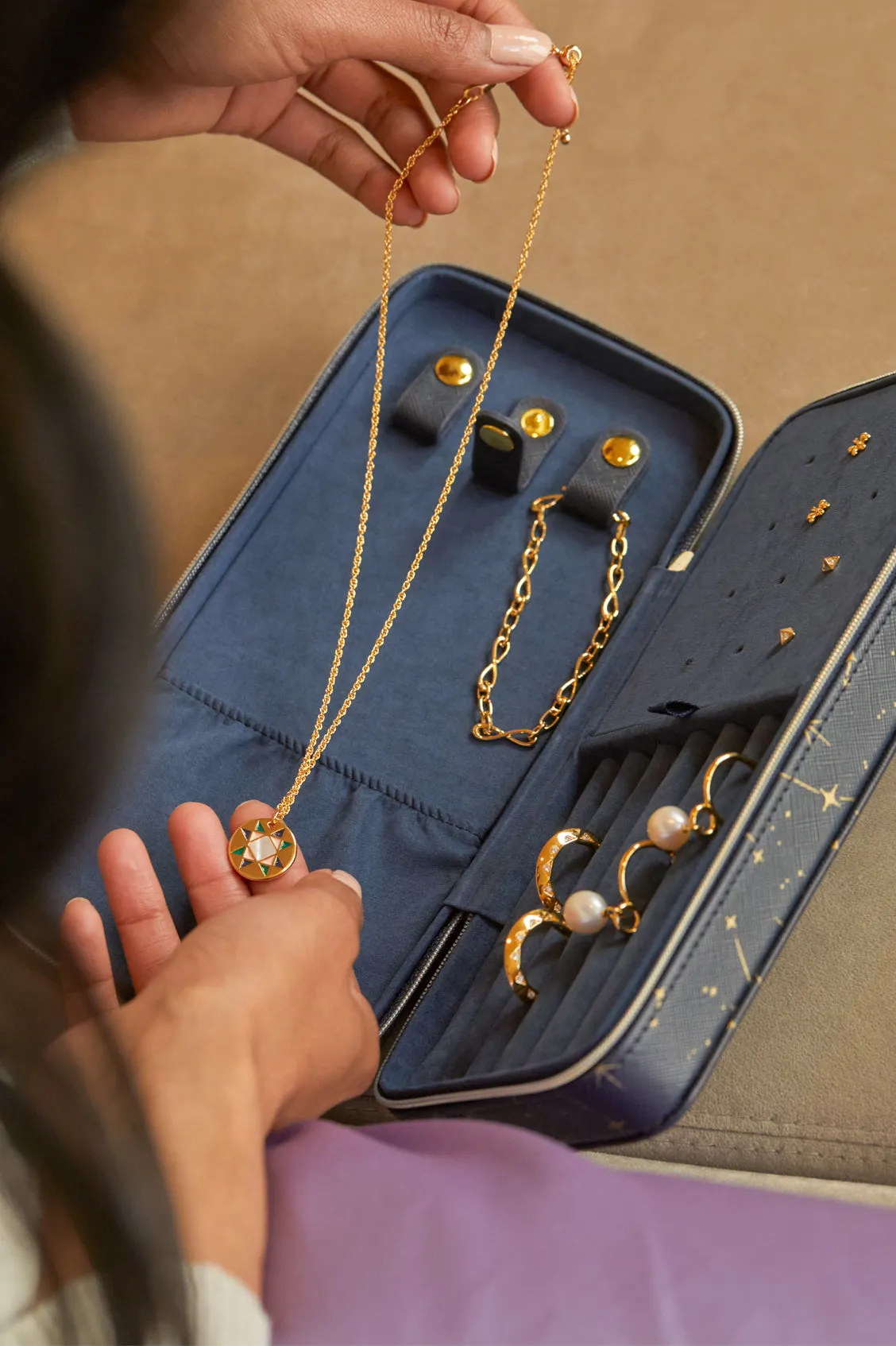 Sleek Necklace Box sold by Estella Bartlett product image thumbnail 2