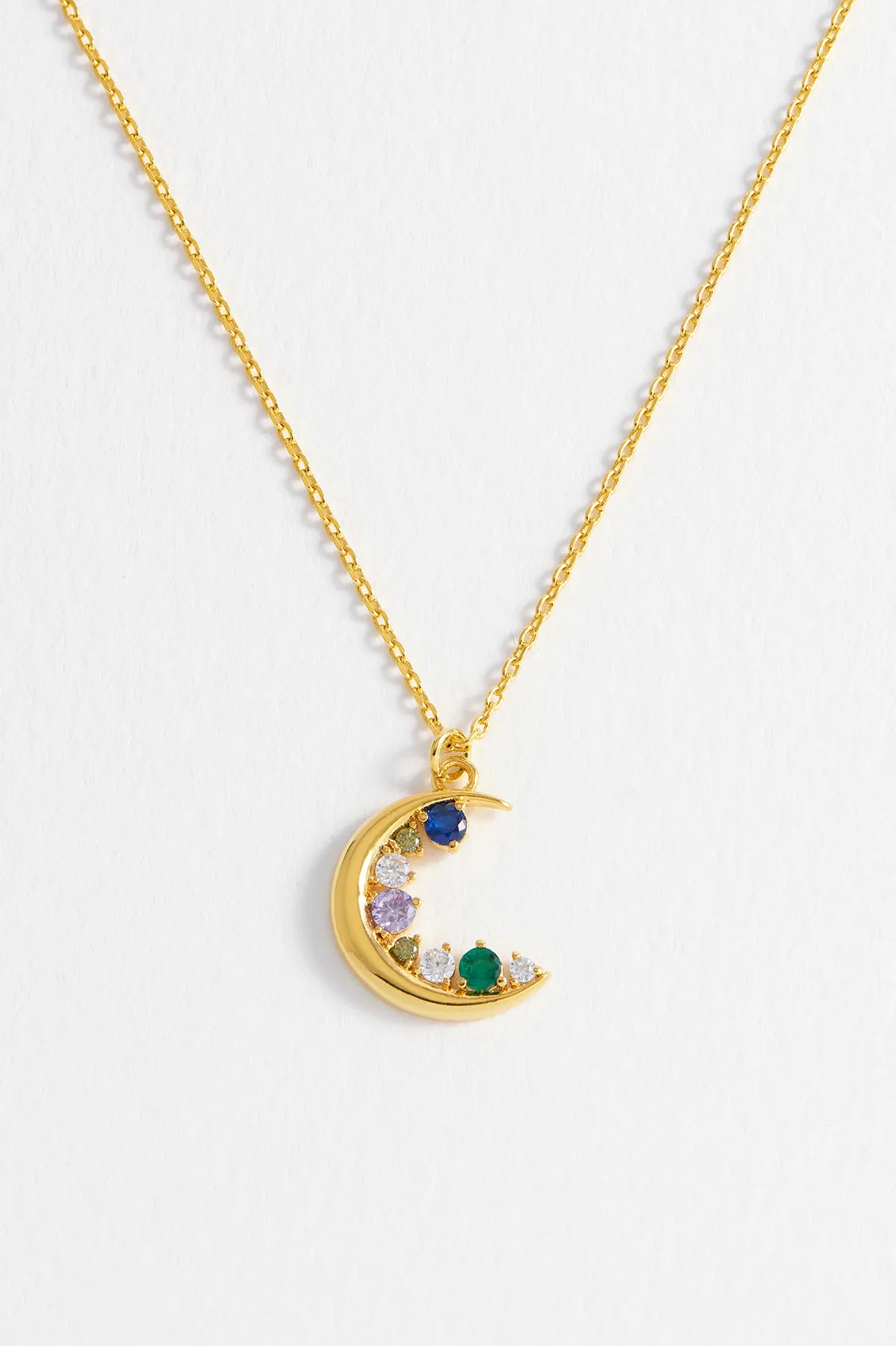 CZ Moon Pendant sold by Estella Bartlett product image thumbnail 4