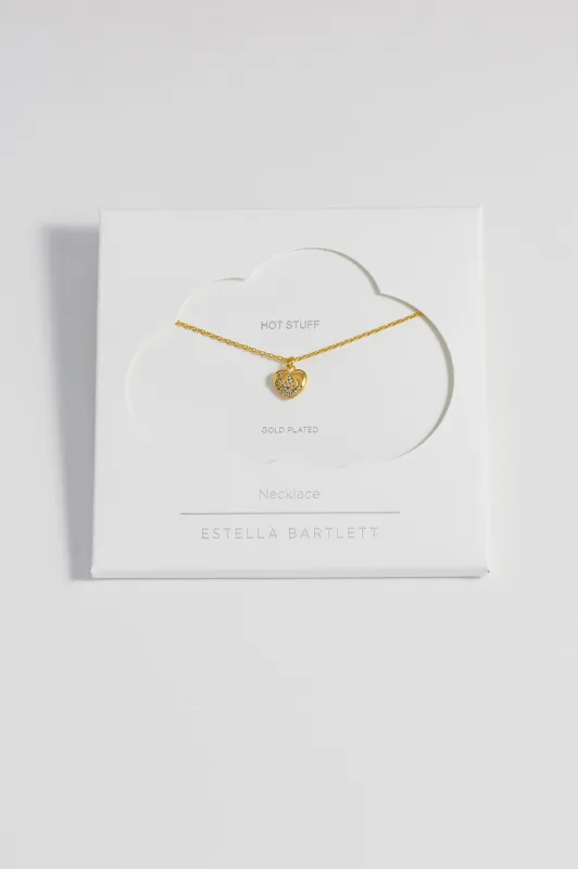 CZ Flame Heart Pendant made by Estella Bartlett