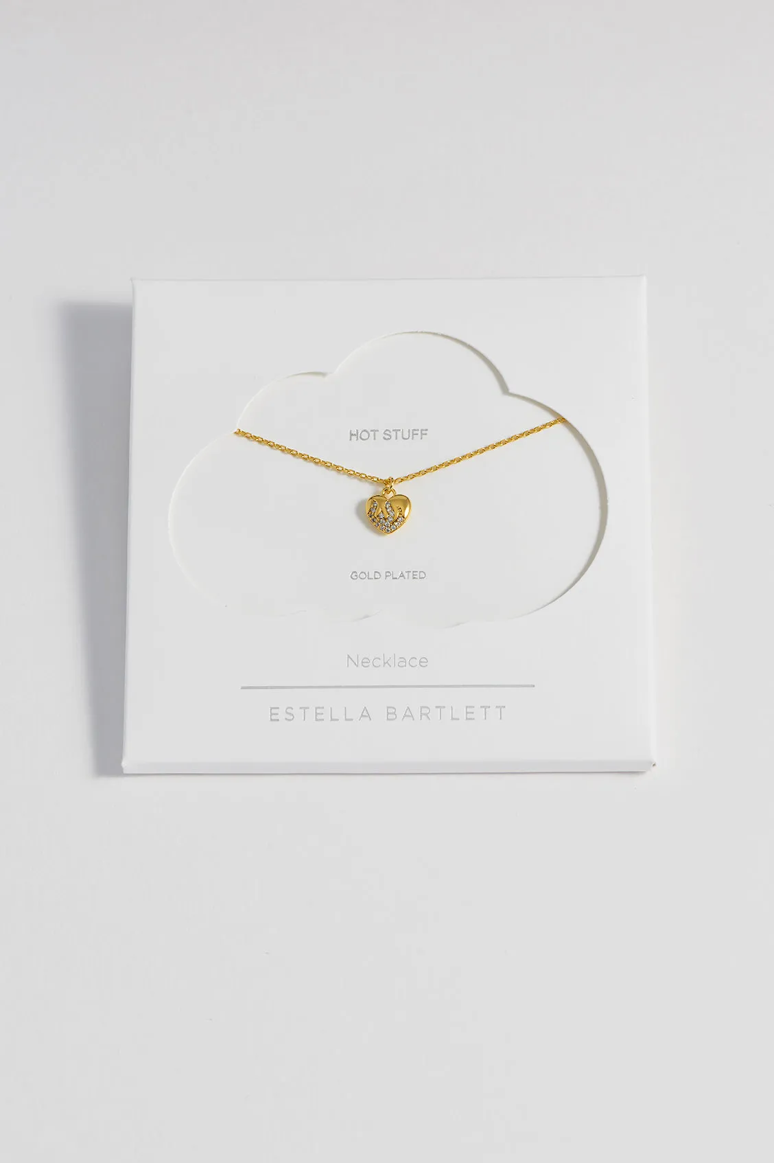 CZ Flame Heart Pendant sold by Estella Bartlett