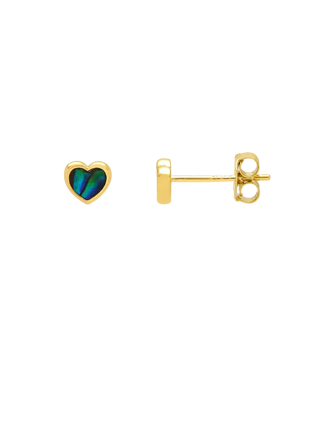 Abalone Heart Studs sold by Estella Bartlett product image thumbnail 3