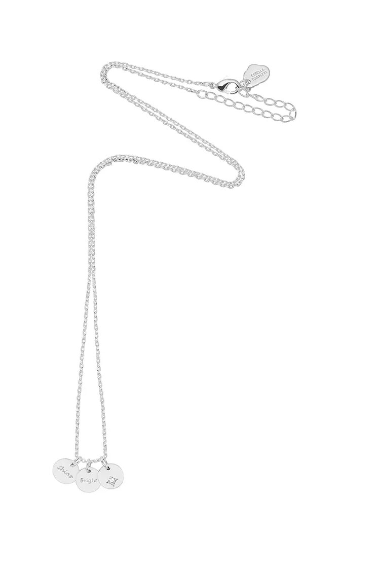 Triple Disc Necklace sold by Estella Bartlett product image thumbnail 5