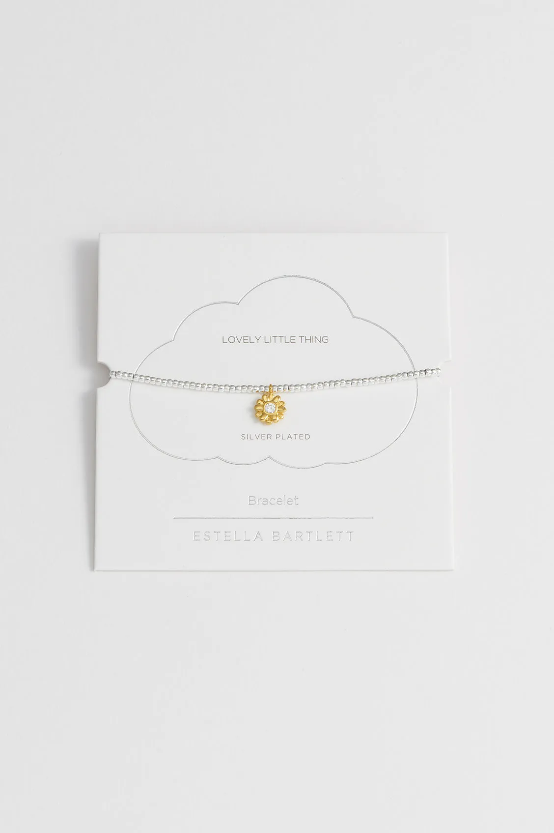 CZ Flower Charm Bracelet sold by Estella Bartlett