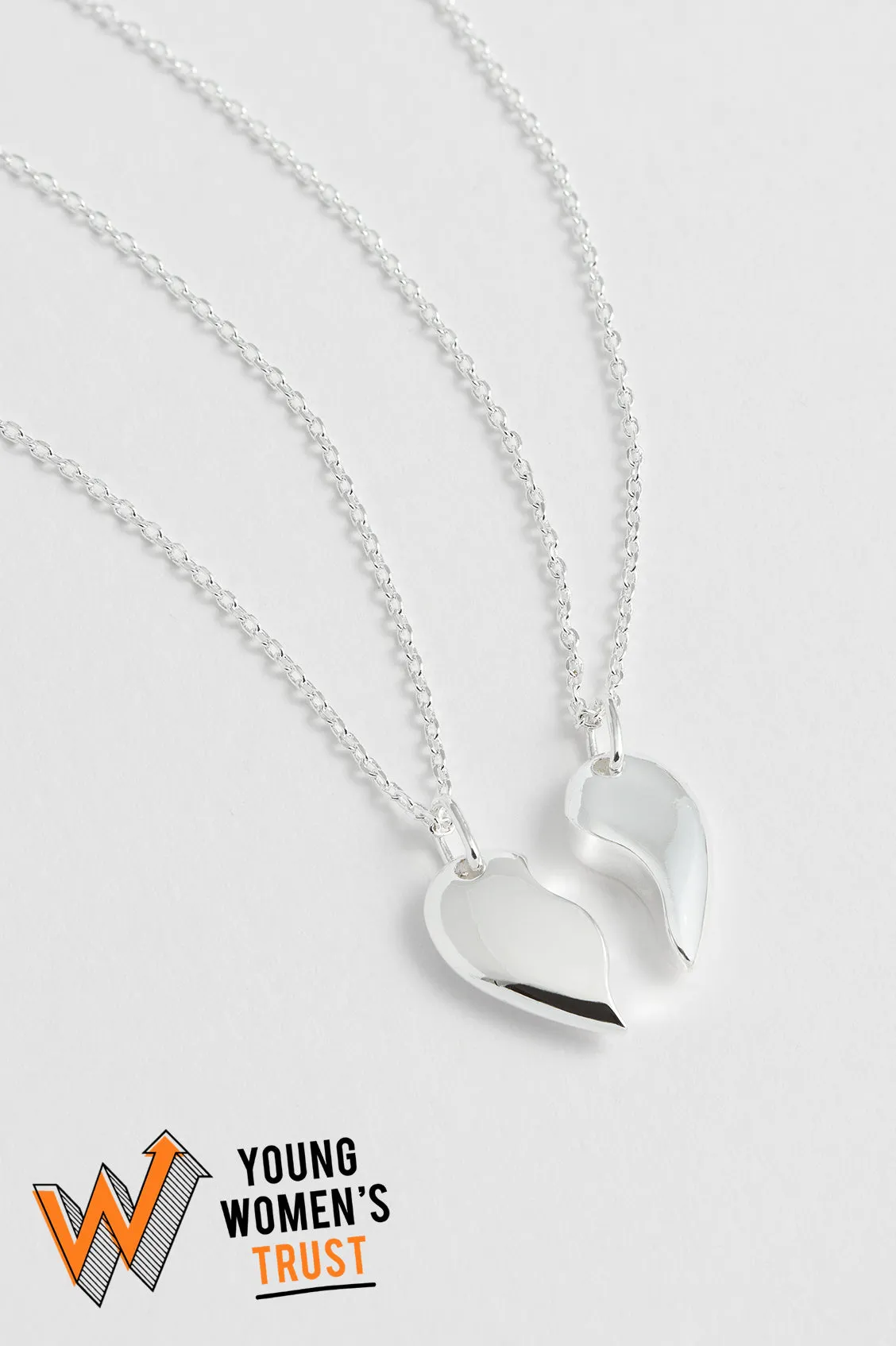 BFF Heart Necklace Set sold by Estella Bartlett