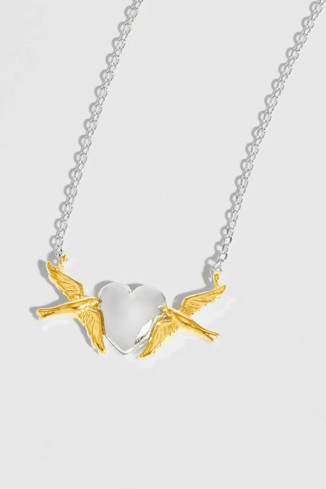 Birds and Heart Necklace sold by Estella Bartlett product image thumbnail 2