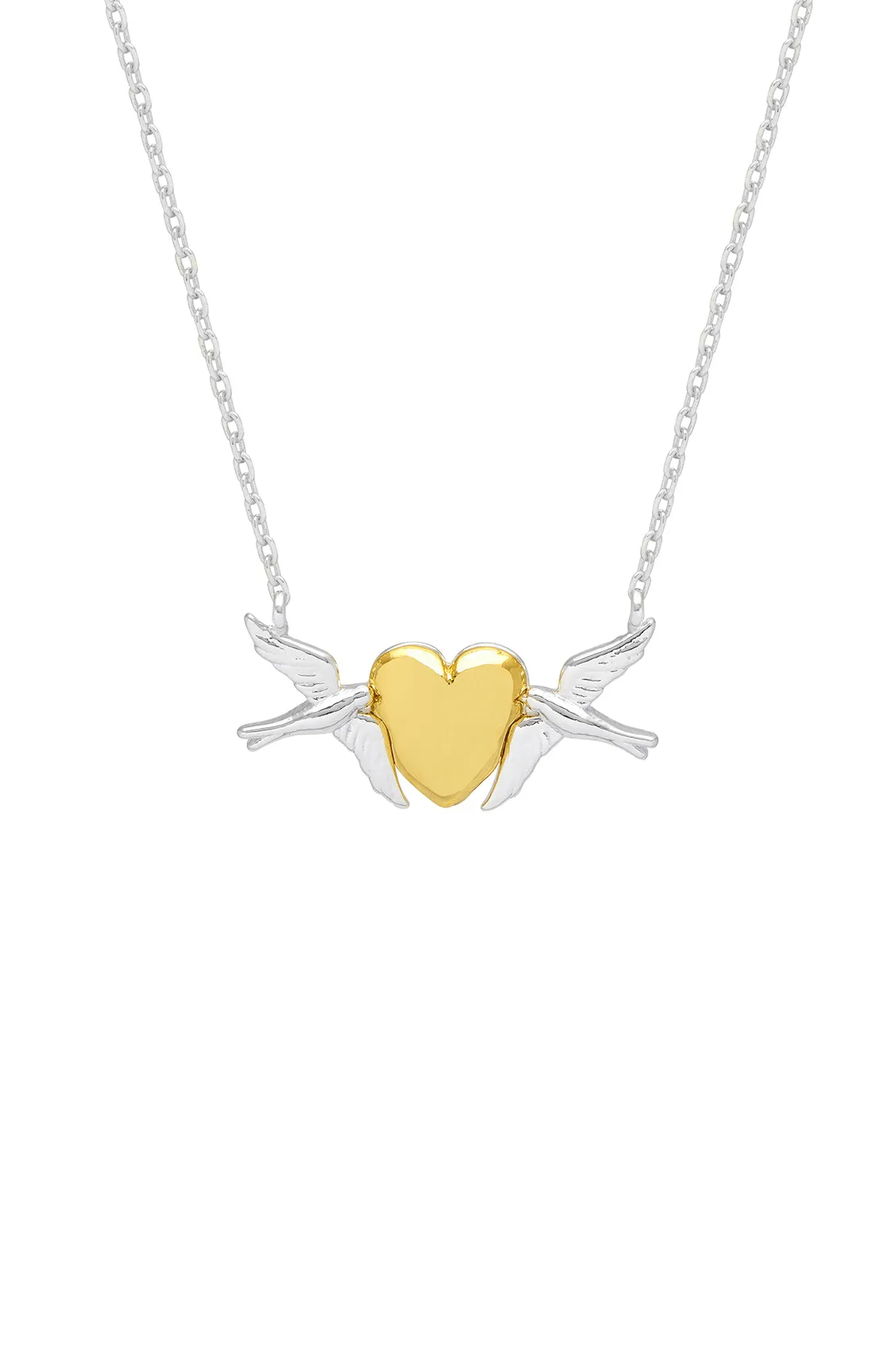 Birds and Heart Necklace sold by Estella Bartlett product image thumbnail 3