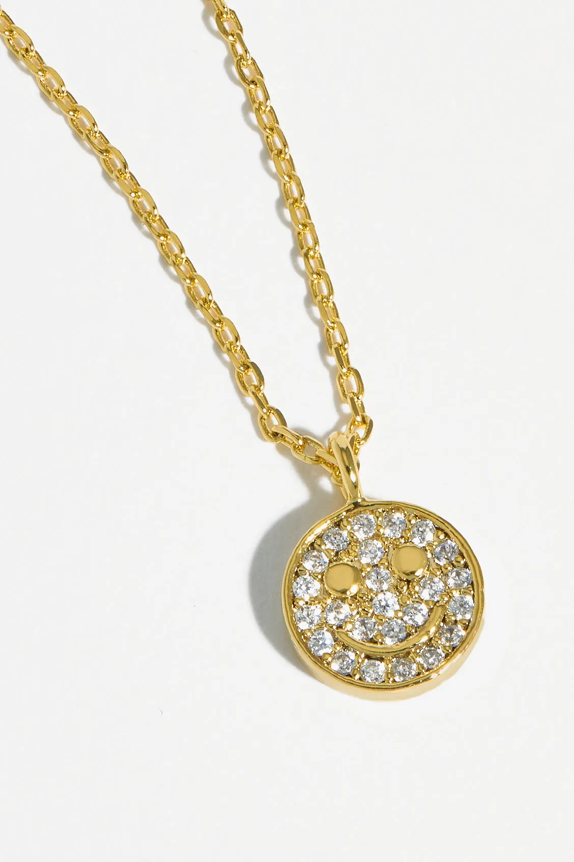 Pave Smile Pendant sold by Estella Bartlett product image thumbnail 2