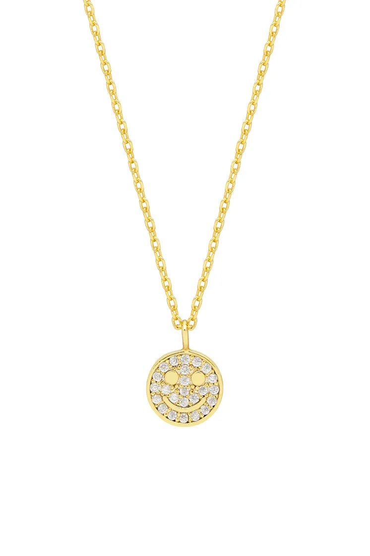 Pave Smile Pendant sold by Estella Bartlett product image thumbnail 3