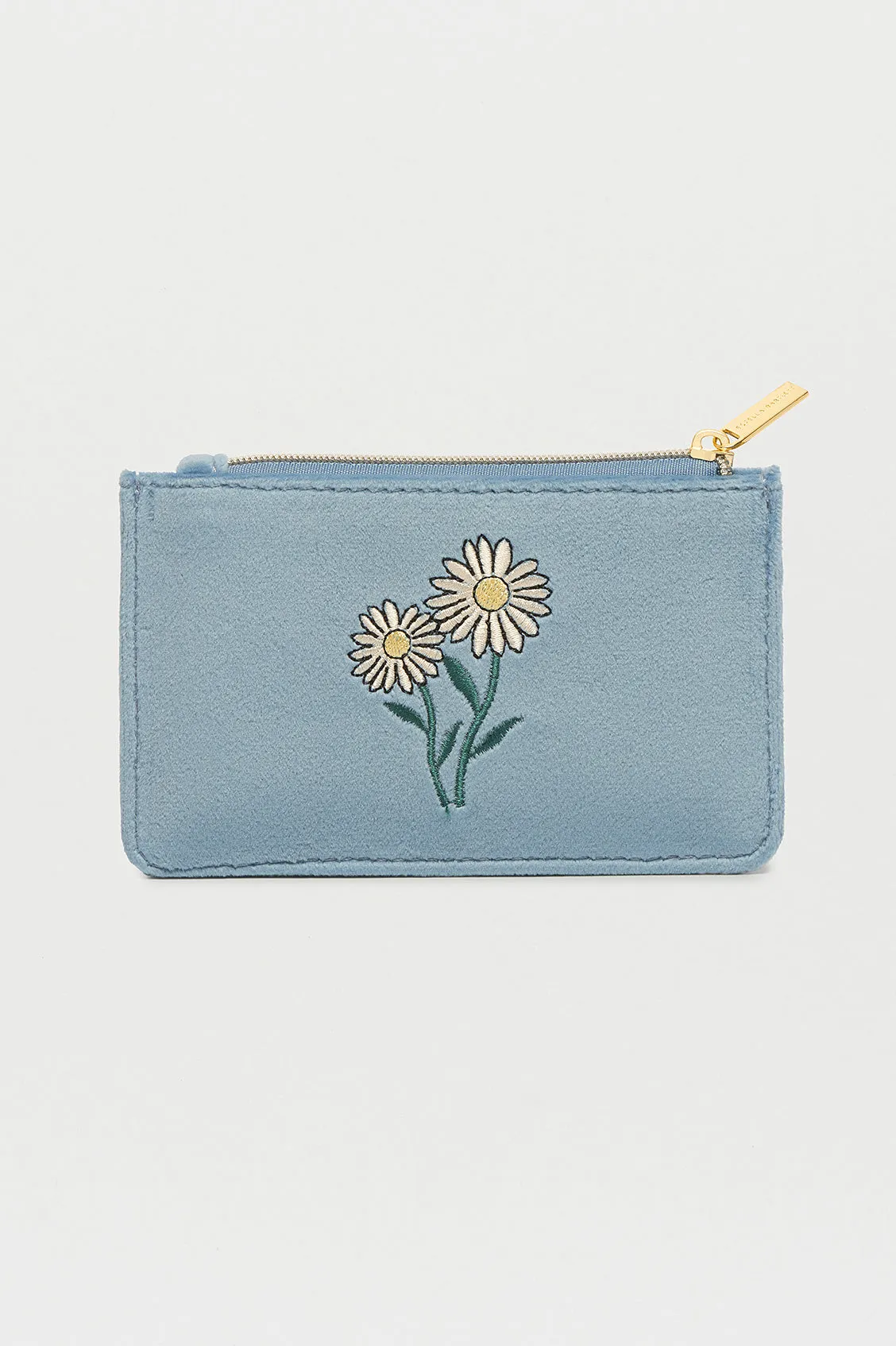 Embroidered Daisy Card Purse sold by Estella Bartlett