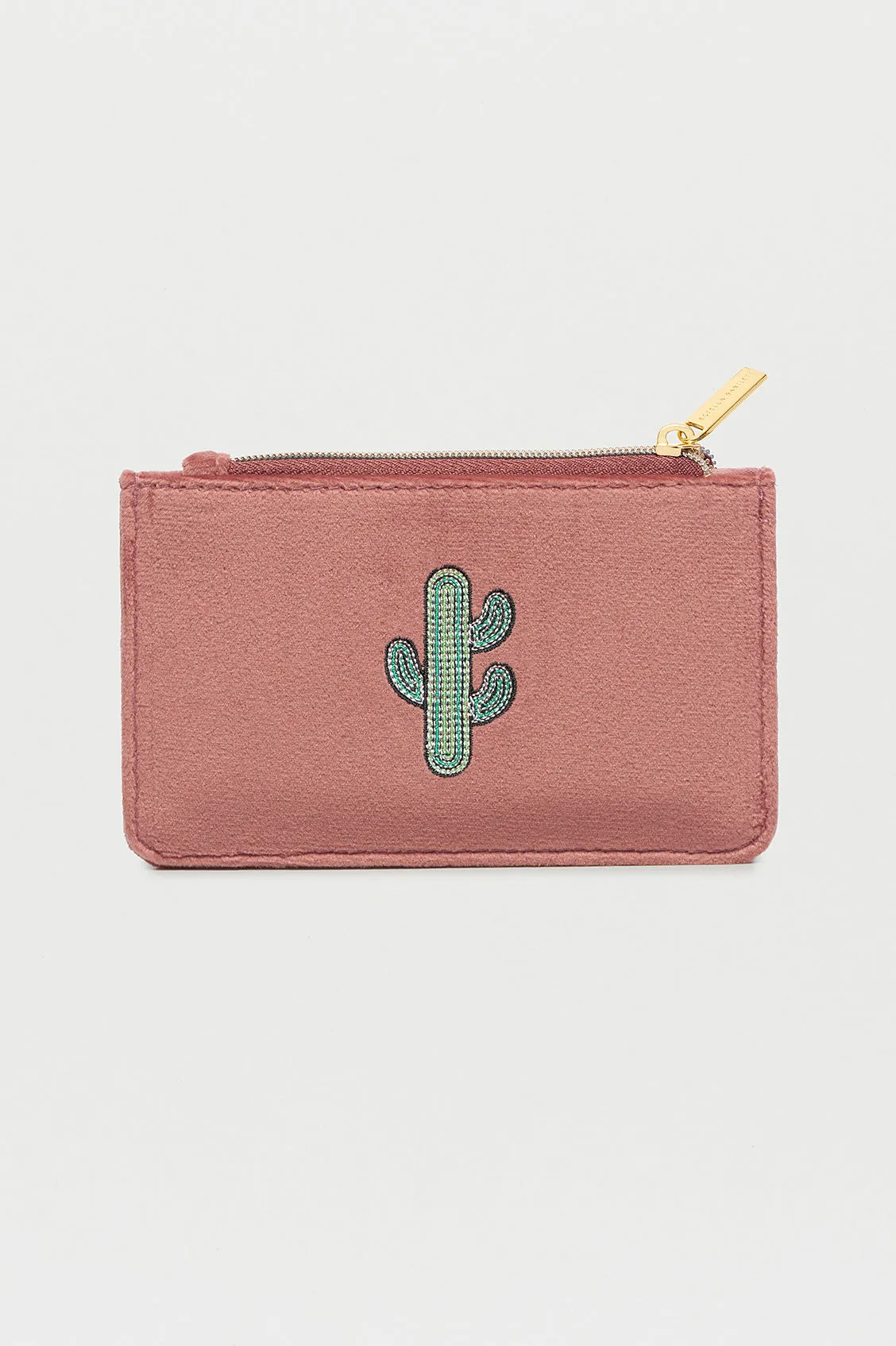 Embroidered Cactus Card Purse sold by Estella Bartlett