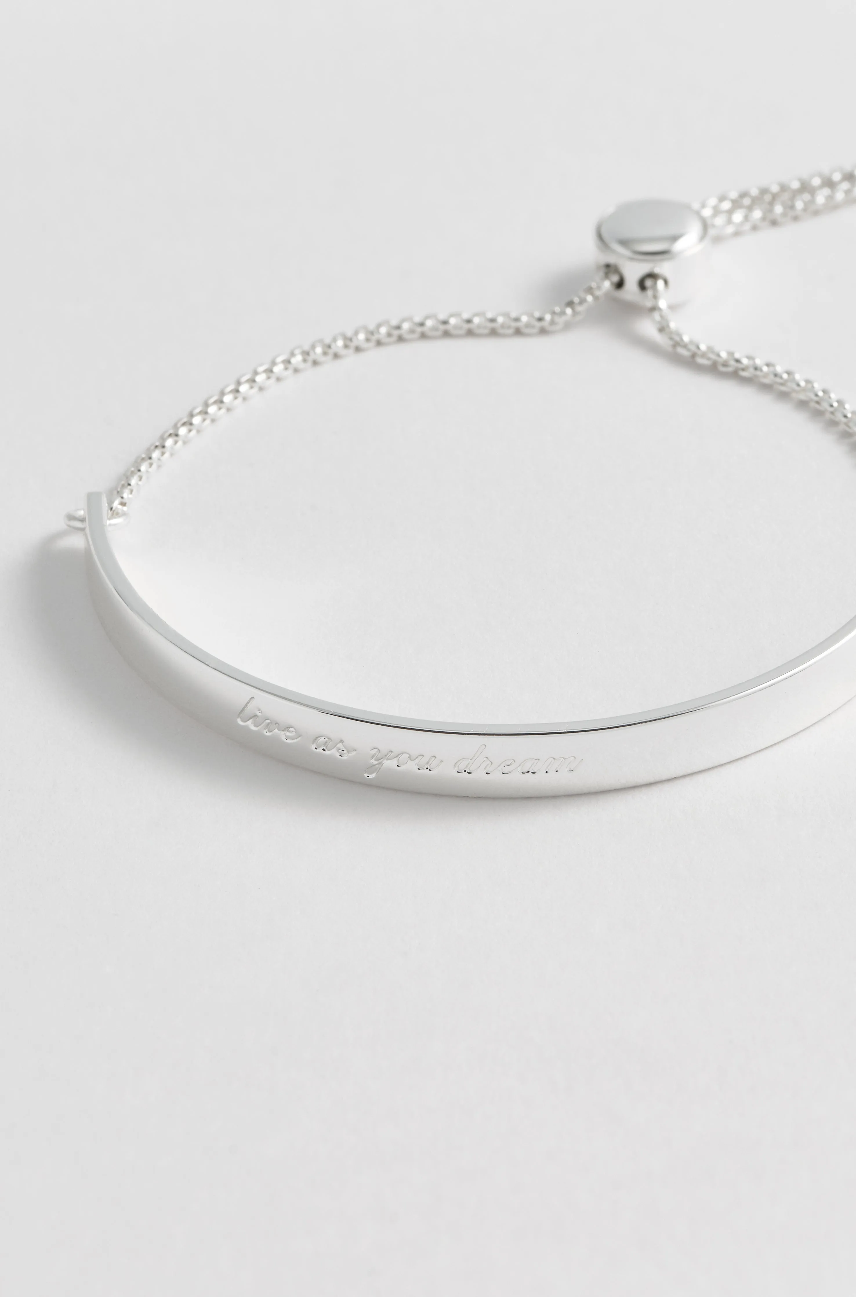 Live As You Dream Slider Bangle sold by Estella Bartlett product image thumbnail 4