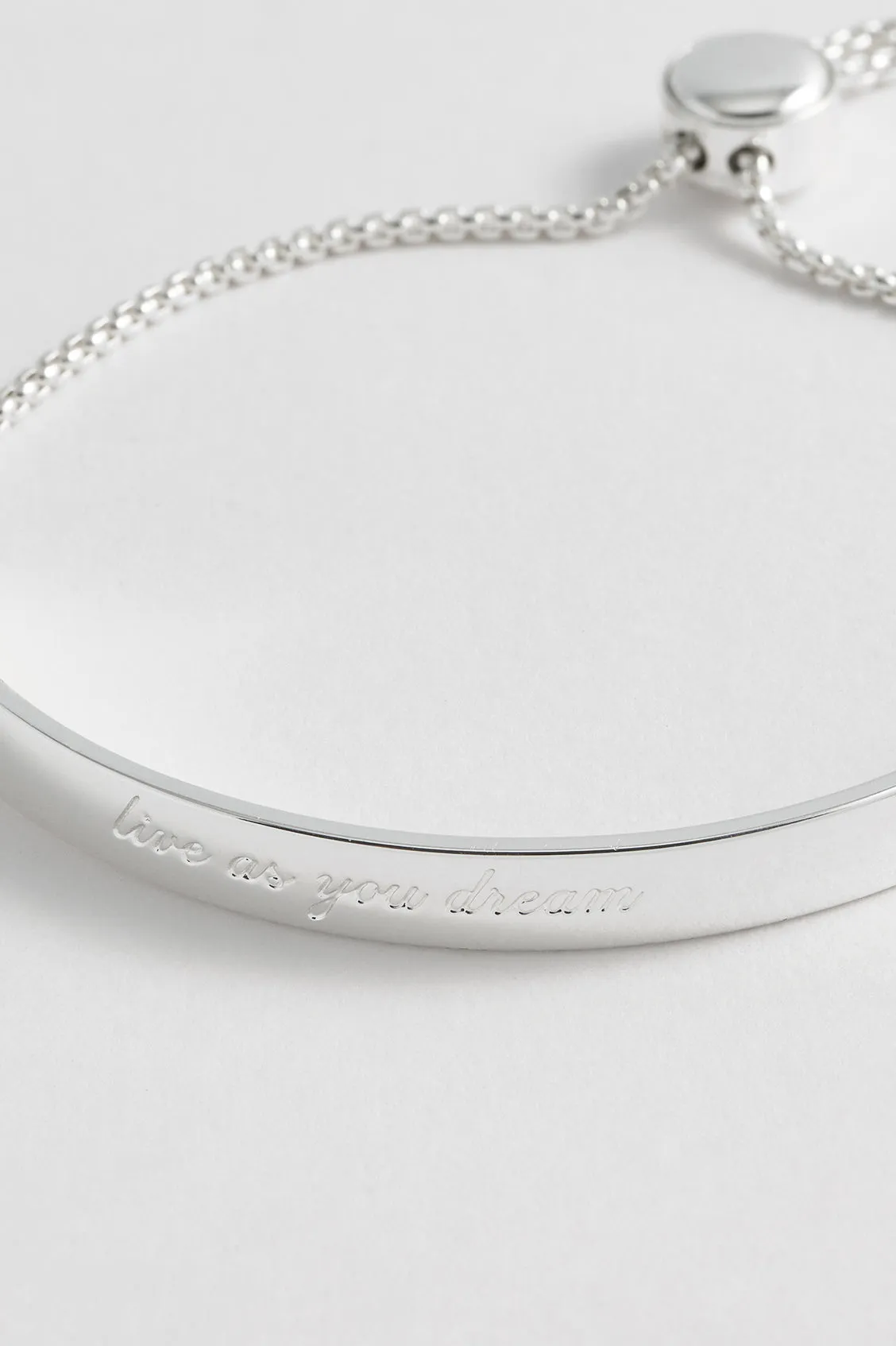 Live As You Dream Slider Bangle sold by Estella Bartlett