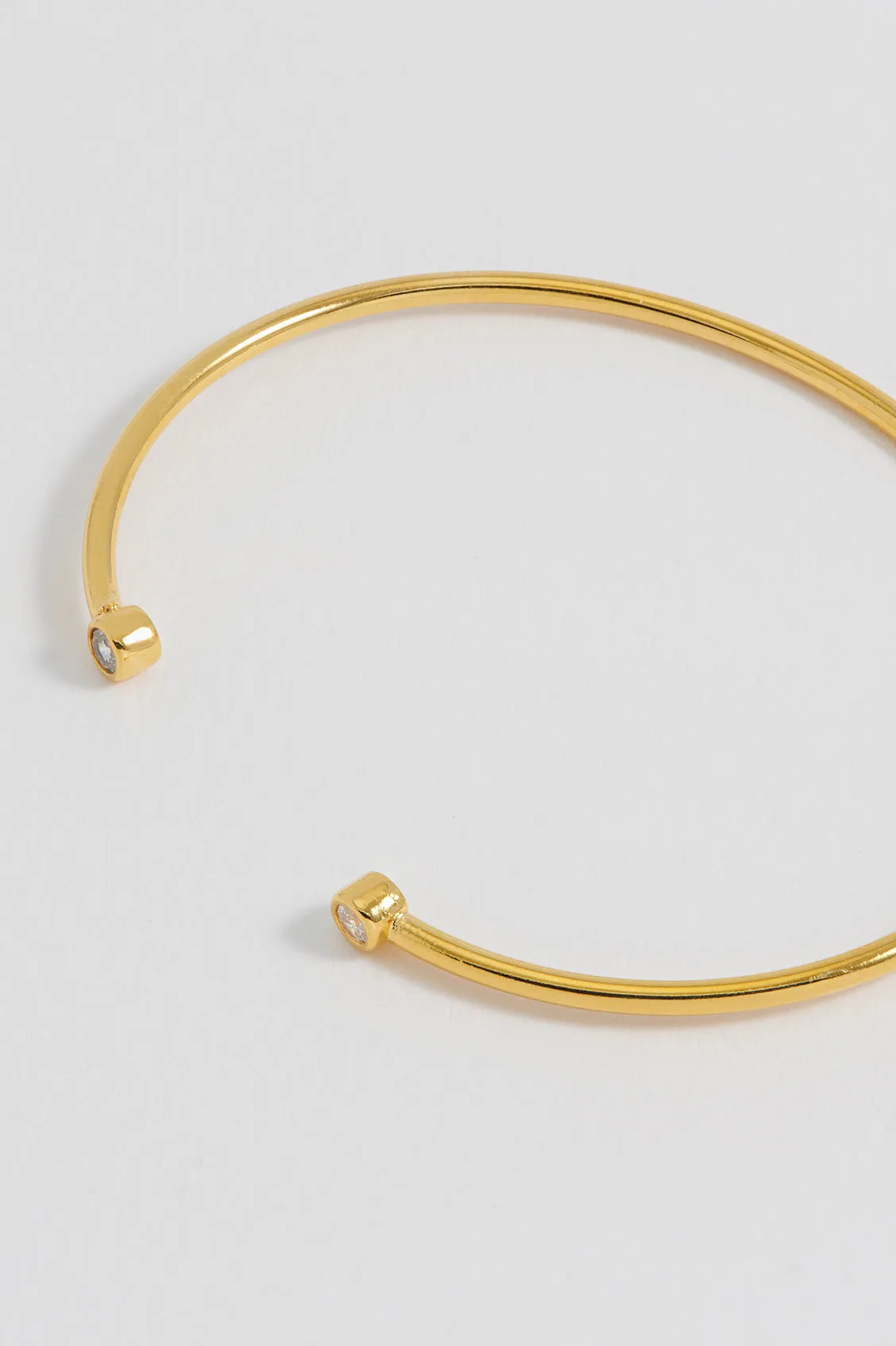 CZ Open Cuff Bangle sold by Estella Bartlett product image thumbnail 5