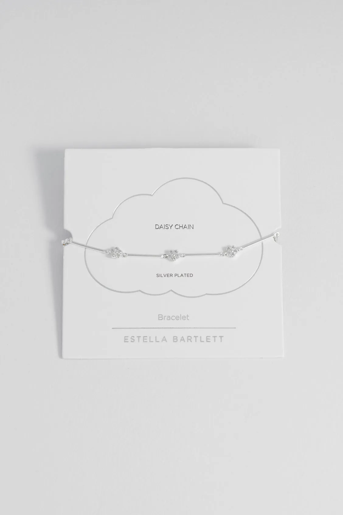 CZ Flower Link Bracelet sold by Estella Bartlett