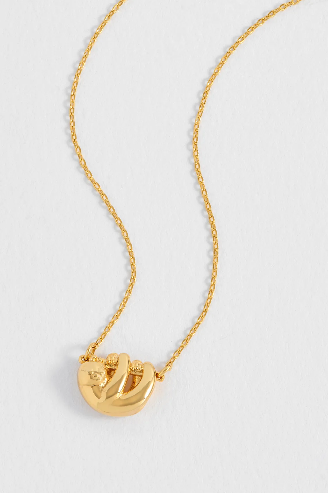 Hanging Sloth Necklace sold by Estella Bartlett product image thumbnail 4