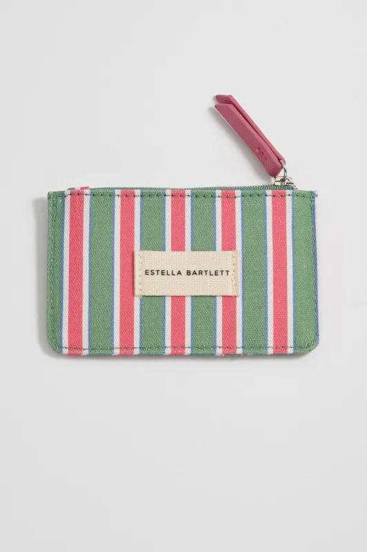 Green Stripe Card Purse sold by Estella Bartlett