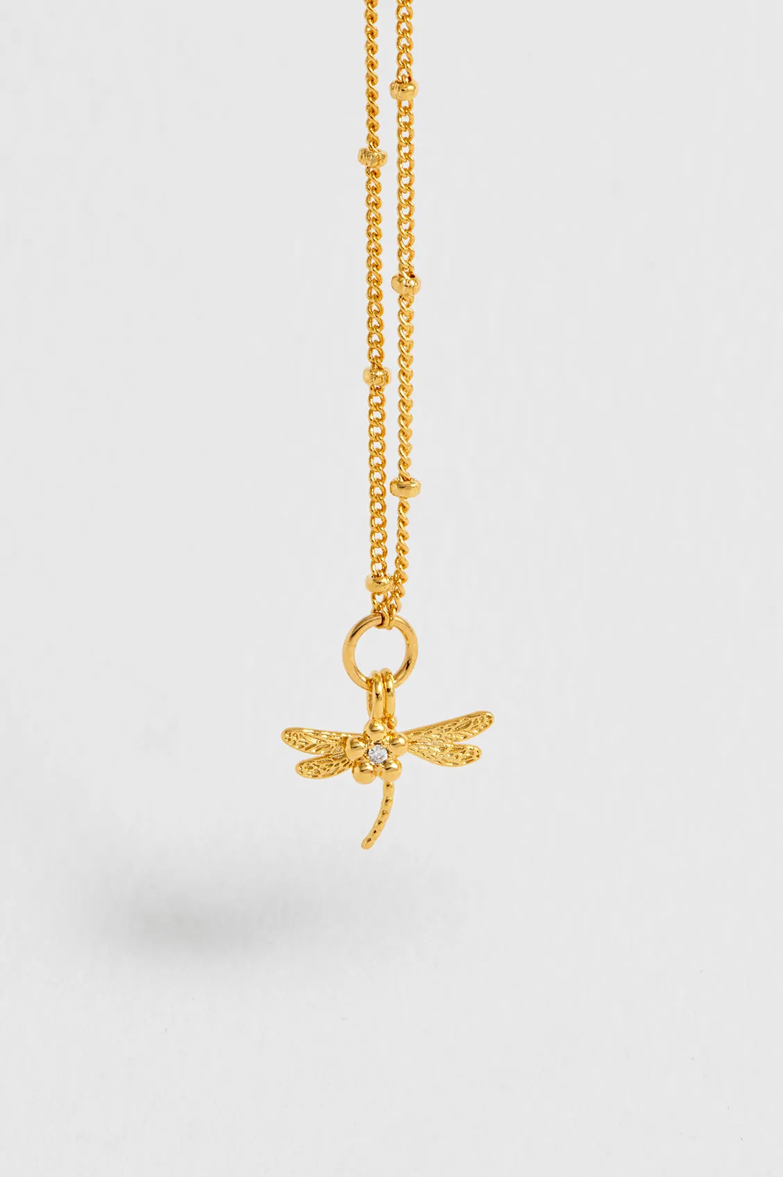 Flower and Dragonfly Necklace sold by Estella Bartlett product image thumbnail 4