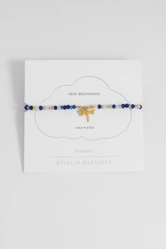 Flower and Dragonfly Amelia Bracelet sold by Estella Bartlett