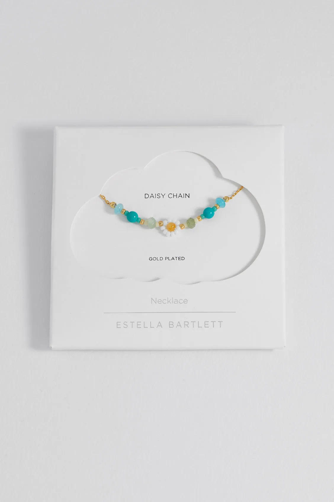 Turquoise Beaded Flower Necklace sold by Estella Bartlett