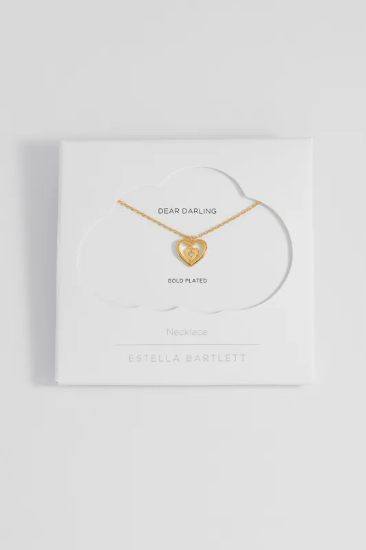 Enveloped CZ Heart Necklace sold by Estella Bartlett