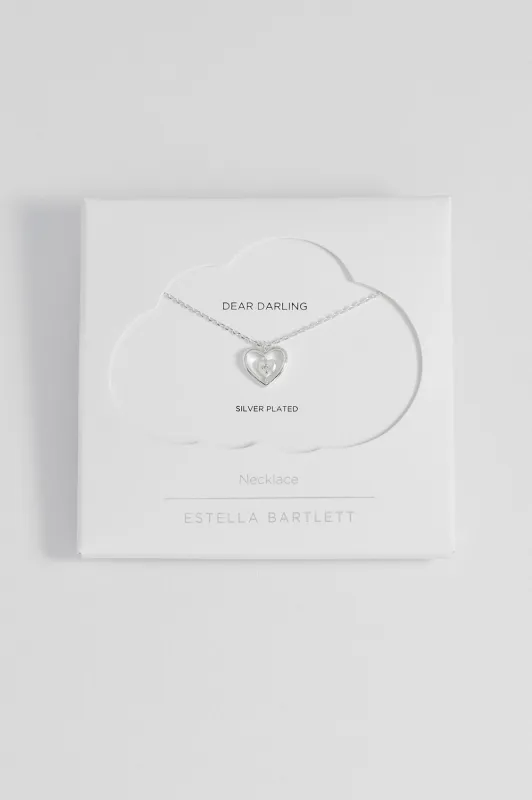 Enveloped CZ Heart Necklace sold by Estella Bartlett