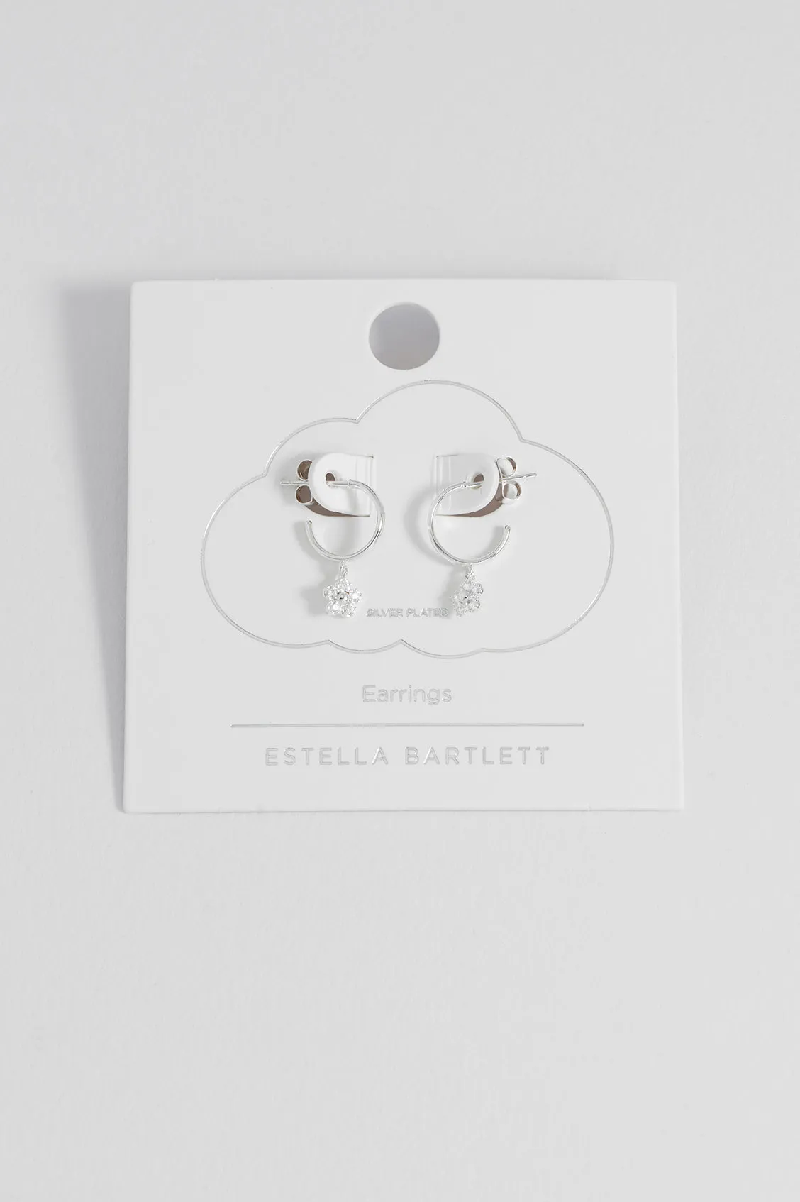 CZ Flower Hoops sold by Estella Bartlett product image thumbnail 5
