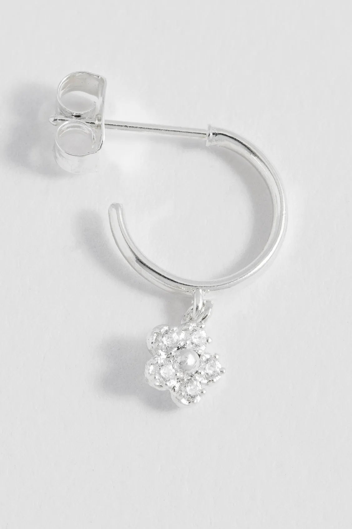 CZ Flower Hoops sold by Estella Bartlett product image thumbnail 4