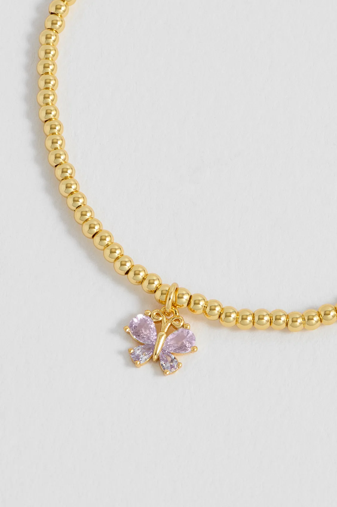Lilac CZ Butterfly Sienna Bracelet sold by Estella Bartlett product image thumbnail 4