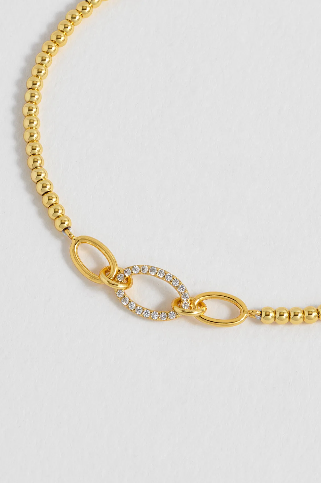 Oval Link CZ Louise Bracelet sold by Estella Bartlett product image thumbnail 4
