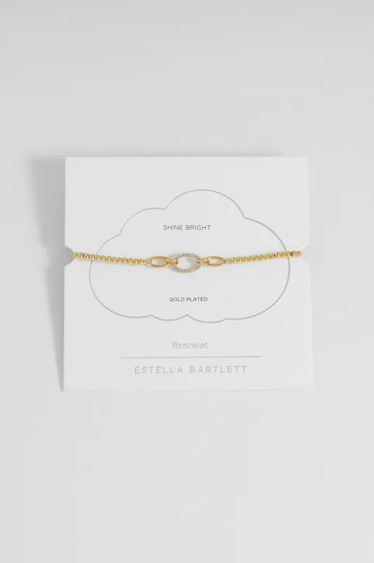 Oval Link CZ Louise Bracelet sold by Estella Bartlett