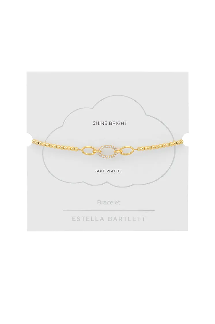 Oval Link CZ Louise Bracelet sold by Estella Bartlett product image thumbnail 3