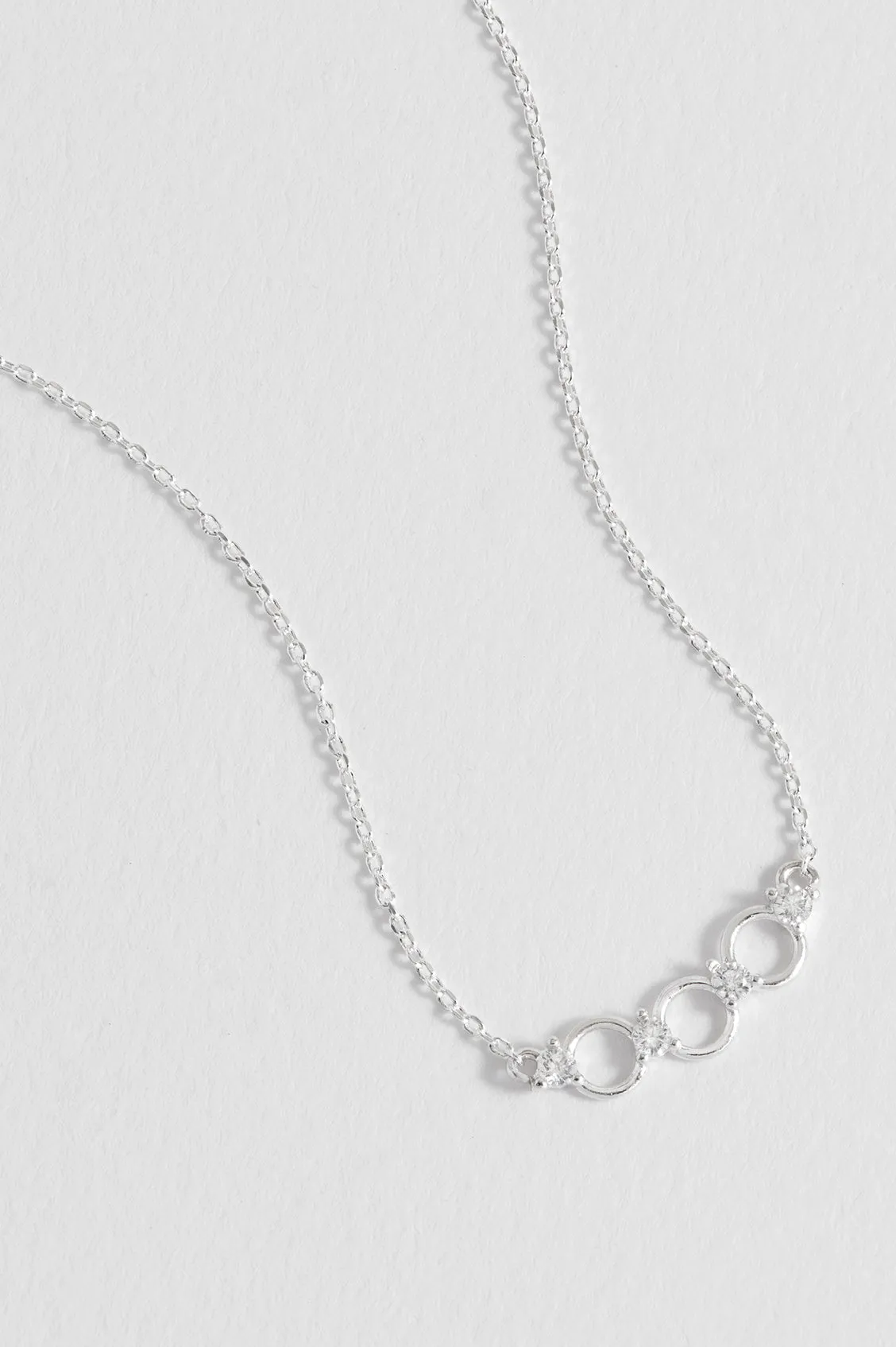 Triple Disc CZ Necklace sold by Estella Bartlett product image thumbnail 4