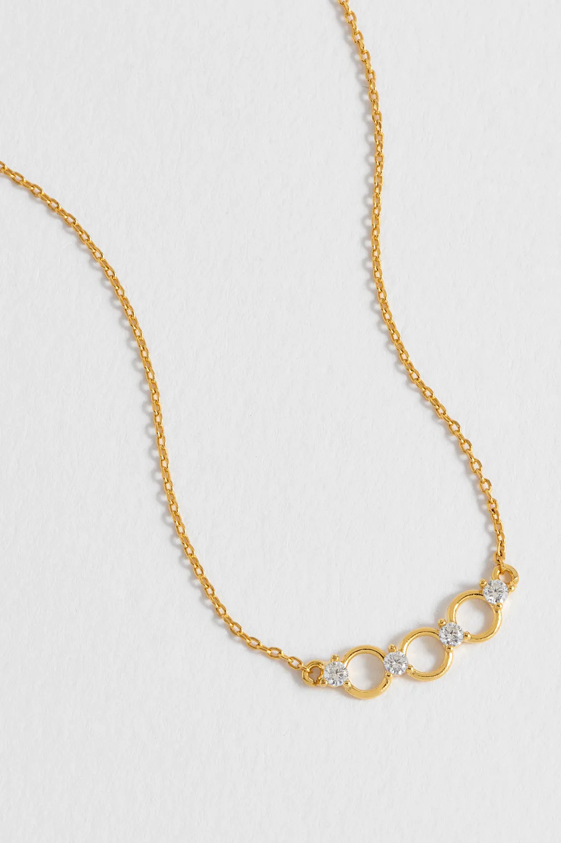 Triple Disc CZ Necklace sold by Estella Bartlett product image thumbnail 4