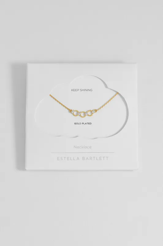 Triple Disc CZ Necklace sold by Estella Bartlett