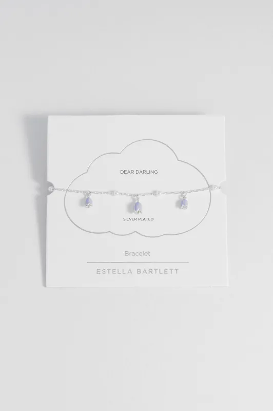 Bluebell Bracelet with Pearl Beaded Chain sold by Estella Bartlett