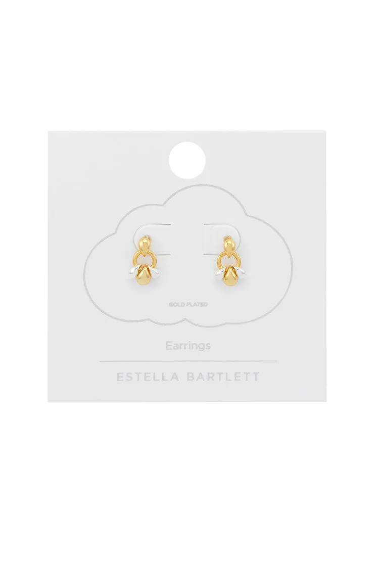Tiered Droplet Circle Earrings sold by Estella Bartlett product image thumbnail 3