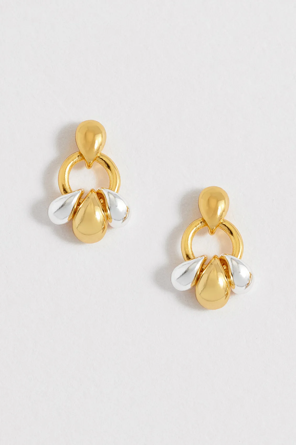 Tiered Droplet Circle Earrings sold by Estella Bartlett
