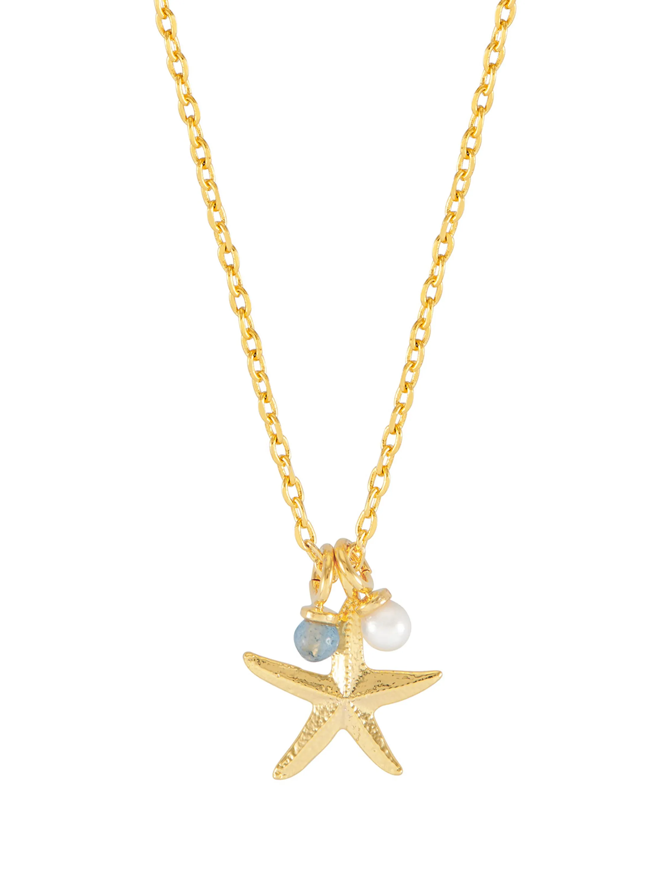 Starfish Charm Necklace sold by Estella Bartlett product image thumbnail 3