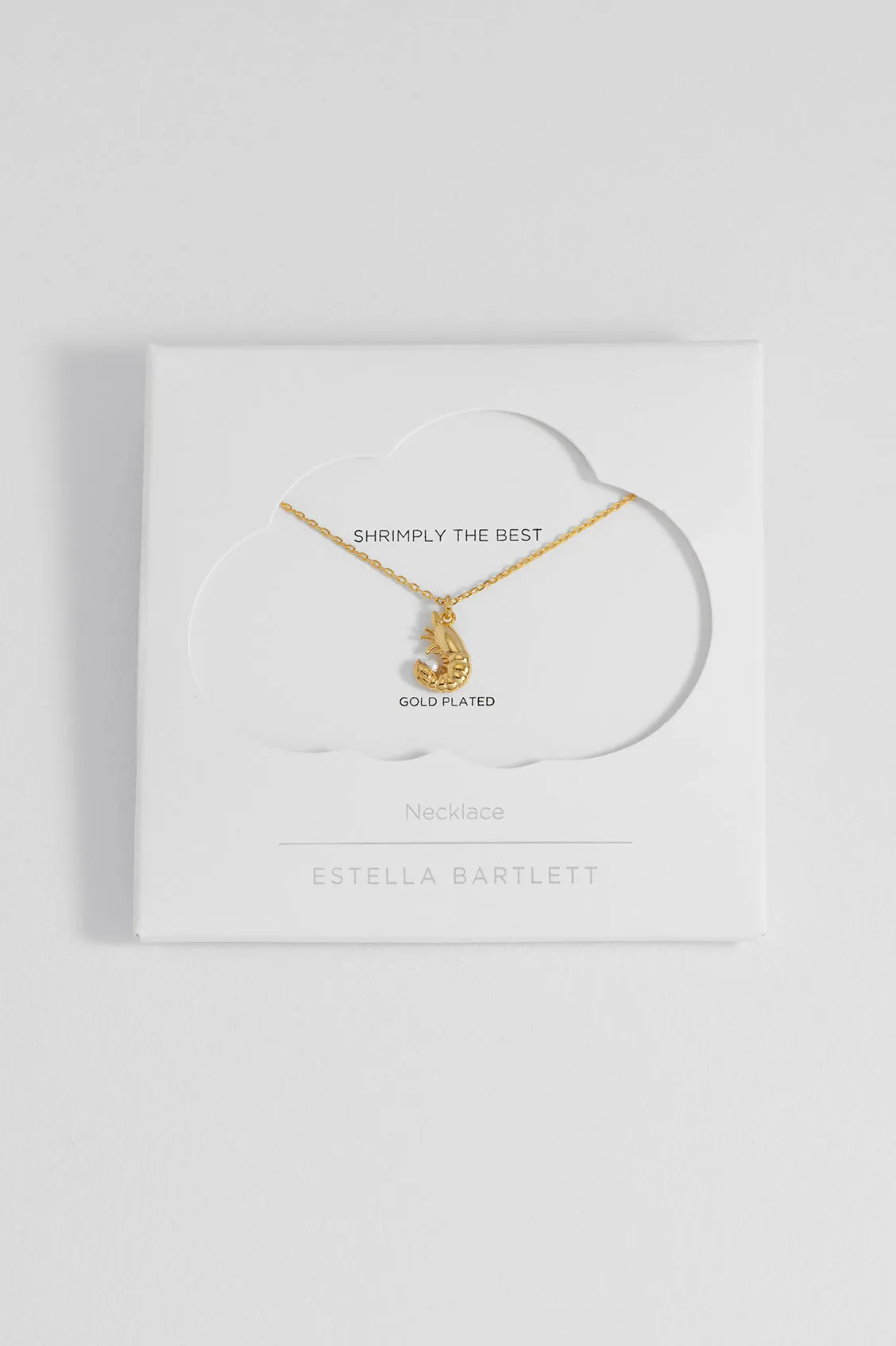 Shrimp Necklace with Pearl sold by Estella Bartlett