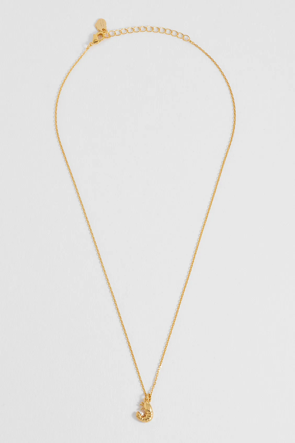 Shrimp Necklace with Pearl sold by Estella Bartlett product image thumbnail 5