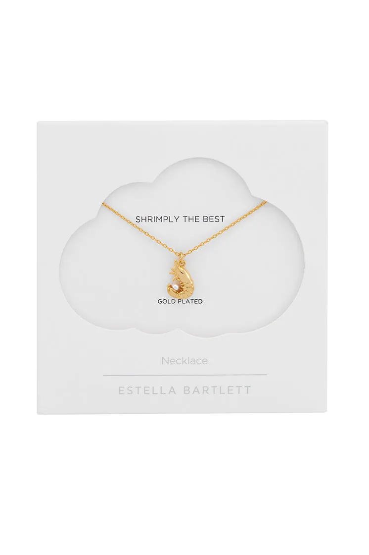 Shrimp Necklace with Pearl sold by Estella Bartlett product image thumbnail 3
