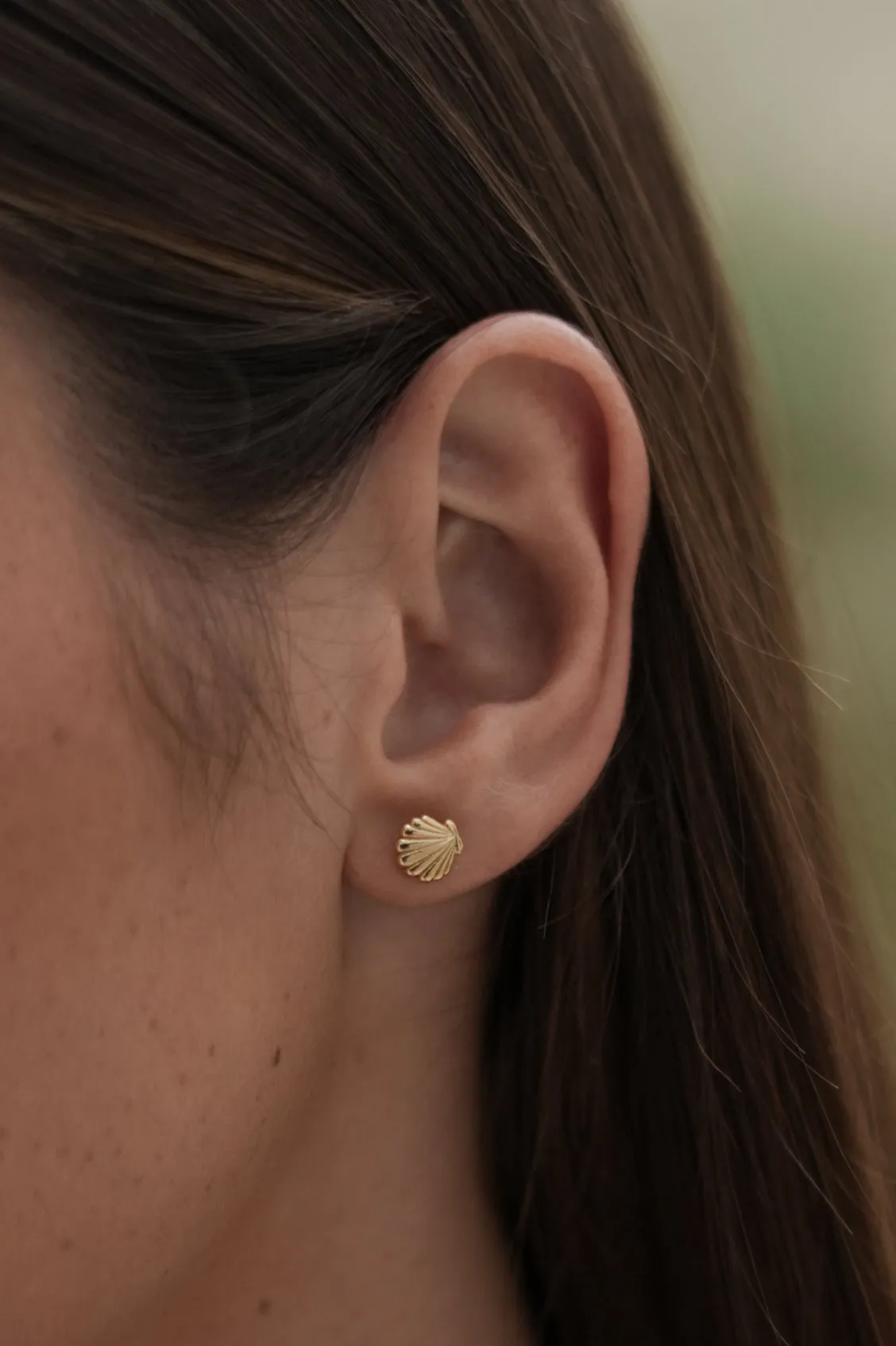 Seashell Stud Earrings sold by Estella Bartlett product image thumbnail 2